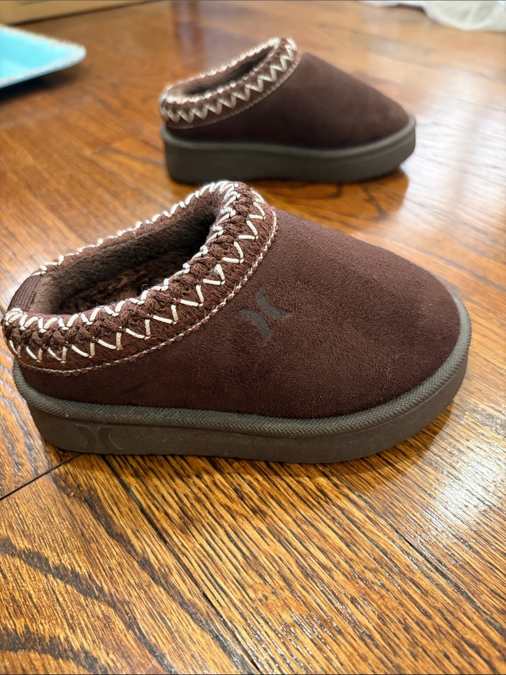 Hurley Kids Modi Slippers Size 7 Toddler - Chocolate Brown - NWOT! 7T shoes shoe - Picture 6 of 7